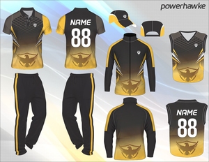 Les meilleures ventes de nouveaux modèles de powerhawk, ensemble d'uniforme de grillon extensible pour garçons adultes avec nom d'équipe personnalisé, couleur, Logo, taille - Product Image 3