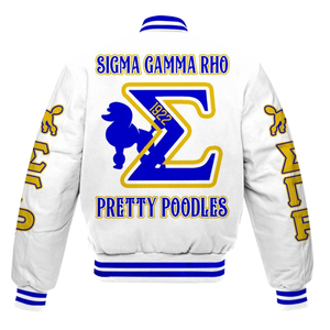 Sigma แจ็กเก็ต Gamma Rho 1922จำกัด, เสื้อโค้ทมรดกทางวัฒนธรรมแบบชาวกรีกของพุดเดิ้ล Sigma แกมม่า Rho - Product Image 5