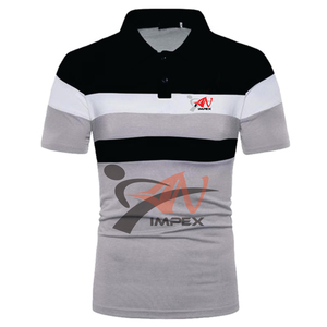 Vente en gros de polos et de hauts à manches courtes pour hommes de haute qualité et à la mode, vêtements pour hommes grande taille - Product Image 1