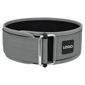 Ceintures d'haltérophilie en nylon de haute qualité avec logo personnalisé Service OEM Ceinture d'entraînement profilée Ceinture d'haltérophilie unisexe personnalisée - Product Image 2