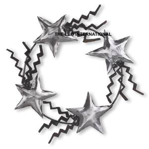 Couronne de Noël en métal en forme de feuille, style fantaisie, ornement suspendu, vente chaude, couronne de Noël de la plus haute qualité - Product Image 5