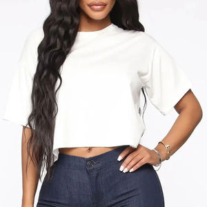 Women's Summer Workout Crop Top Solid Pattern Sport Top Gym <b>Yoga</b> Fitness Training <b>Plus</b> <b>Size</b> Running T-Shirt <b>Pants</b> 2026 - Product Image 6