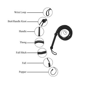 Fouets en cuir haute performance poignée souple entraînement à l'équitation utilisation polyvalente fouet flexible entraîneurs équestres et écuries - Product Image 6