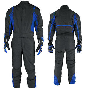 Combinaison de course automobile ignifuge 2 couches Taille personnalisée et conception personnalisée Combinaison de course de kart avec broderie et impression personnalisées - Product Image 4