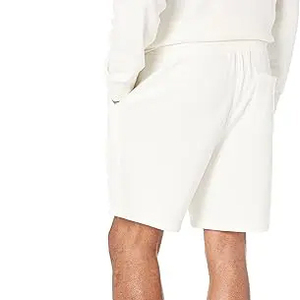 <b>Men</b> Casual <b>Fleece</b> <b>Shorts</b> Pakistan-Made Best Quality Solid Pattern Fashion <b>Shorts</b> With Elastic Waist Drawstring <b>Shorts</b> - Product Image 5