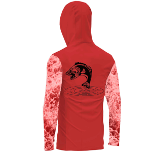 เสื้อฮู้ดดี้ตกปลาแบบมีช่องระบายอากาศด้านข้าง คุณภาพสูง ระบายอากาศได้ดี ผลิตตามสั่ง (OEM)  ใหม่ล่าสุด  ประสิทธิภาพสูง ผลิตจากโพลีเอสเตอร์ 100% สำหรับการล่าสัตว์ รุ่นปี 2026 - Product Image 2