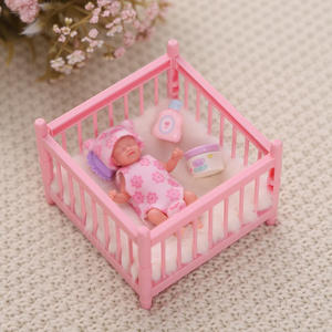 Кукла-реборн Babeside 4.5'' из мягкого силикона, реалистичная, спящая, как новорожденный, для коллекционеров и магазинов подарков - Product Image 4