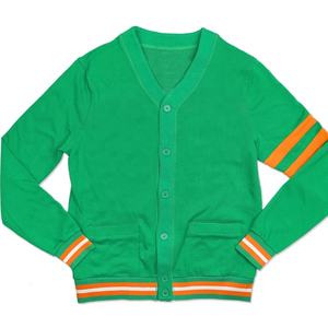 Logos personnalisés femmes col en V Cardigan pull à manches longues cachemire tricot décontracté Sororités collège fraternité Style broderie - Product Image 1