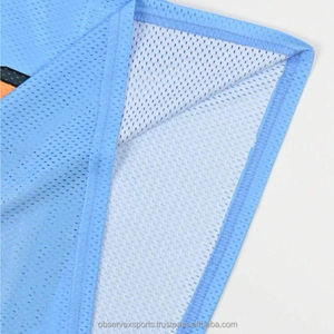 เสื้อฟุตบอลทรงบ็อกซี่ผ้าเจอร์ซีย์ตาข่ายพิมพ์ลายกราฟิกตามสั่ง สไตล์เรโทร แฟชั่นสตรีทแนวสปอร์ตฤดูร้อน ทรงโอเวอร์ไซส์ สำหรับทุกเพศ - Product Image 4