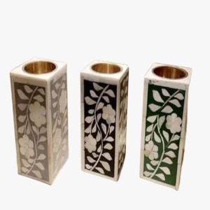 Gran quemador decorativo de nácar Bakhoor, diseño de flujo orgánico esculpido único, soportes de incienso e incienso - Product Image 3
