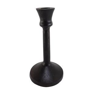 Support de bougeoir décoratif en fer noir avec finition dorée bougeoir personnalisé fait à la main - Product Image 6