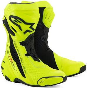 Botas de Motociclismo ORIGINALES Alpinestars Supertech R Amarillo Fluo Negro - Product Image 1