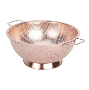 Un colador de tamaño mediano que añade un toque metálico moderno a la cocina Hecho de acero inoxidable no corrosivo al mejor precio - Product Image 3