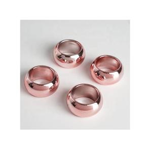 Hot Selling Exporter Of Metal Napkin Ring Stylish Wholesale Napkin Customized Color Wholesale <b>Decorative</b> Metal Napkin Ring - Product Image 1