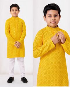 Wholesale New Fashion Winter Thobe <b>Boys</b> Muslim Thobe <b>Boys</b> <b>Kurta</b> Kids Thobe Abaya Kids Jubbah - Product Image 5