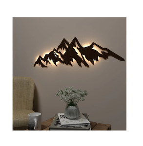 Styles en laiton Ak, décoration lumineuse pour la maison, art mural en métal. - Product Image 1