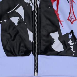 Sudadera con capucha ecológica para hombre con cremallera completa, sudaderas con capucha de lana de algodón con logotipo personalizado para hombre, ropa de calle sostenible, sudaderas blancas - Product Image 2