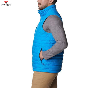 Gilet matelassé réversible imperméable et respirant de haute qualité, très populaire et très vendu, veste sans manches, logo personnalisé, service OEM - Product Image 3
