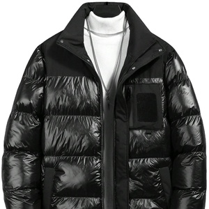Veste matelassée légère pour homme à fermeture éclair, très vendue, veste à bulles personnalisée avec col montant - Product Image 1