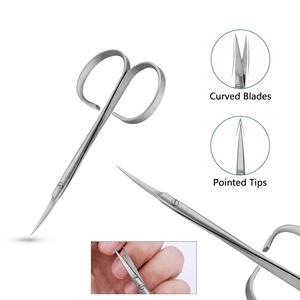 Eliter Hot Sell Wholesale Classic Curved Stainless Steel <b>Cuticle</b> <b>Scissor</b> Specialized Function Comfortable Grip - Product Image 2
