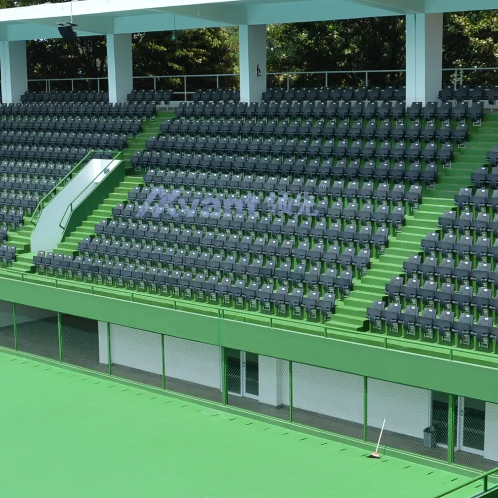 Avant duvara monte katlanır stadyum koltukları Arena sabit tribün sistemleri spor voleybol sahası HDPE oto İpucu-Up çamaşır suyu sandalyeler