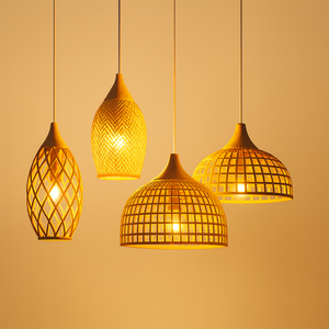 LÁMPARA DE RATÁN MODERNA, NUEVO, ÚLTIMO DISEÑO, ECOLÓGICO, HOGAR, HOTEL, LUCES DE GABINETE DE NAVIDAD DECORATIVAS - Product Image 1