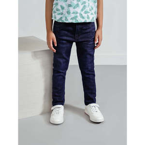 Jeans AYUKA de Cintura Media y Corte Ajustado, Transpirables, con Diseño de Logotipo Personalizado para Primavera, Elemento de Moda Sencillo - Product Image 5