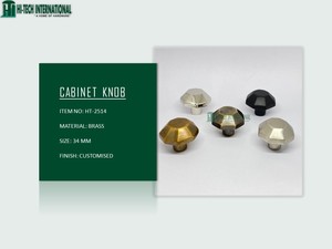 Hexagone En Laiton Massif Cabinet Lourds Bouton À La Main En Gros ROYAUME-UNI ETATS-UNIS Meubles Matériel En Vrac Tiroir Armoire Poignée Poignées - Product Image 5