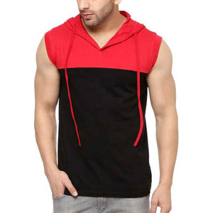 Nouvel arrivage de débardeurs de sport sans manches pour hommes sur mesure musculation musculation tissu respirant haut à motif uni - Product Image 4