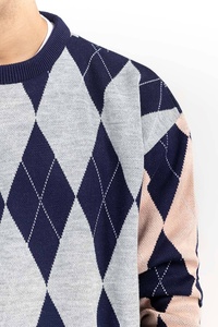 Pull-over uni pour homme, col en V, pull décontracté à manches longues, marque de pulls pour homme, respirant, de qualité, en cachemire - Product Image 2