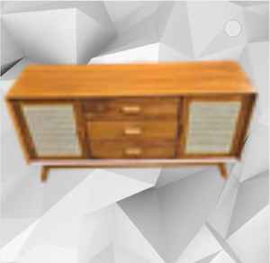 Cajonera de Ratán, Mueble de Madera - Product Image 3