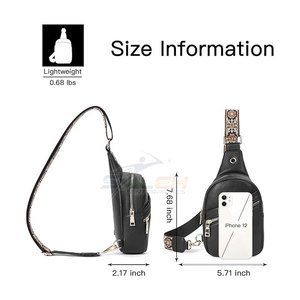 Sac à dos polyvalent avec port pour écouteurs pour le travail et les loisirs Sac à bandoulière tendance avec compartiments spacieux - Product Image 5