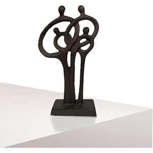 Figurine en métal moderne de style européen américain Ornement minimaliste créatif pour la décoration de la maison Motif abstrait pour le salon - Product Image 2