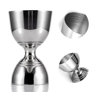Jigger para Cócteles de Acero Inoxidable Pulido con Diseño Clásico, Vaso Medidor de Licor de Doble Cara para Bar, Hotel y Uso Doméstico - Product Image 1