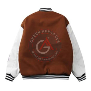 Custom Colorful Long Sleeve Custom Chenille Embroidery Streetwear Letterman Varsity <b>Jacket</b> OEM For <b>Men</b> Top Selling - Product Image 4