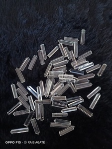 Crayons de guérison en cristal transparent sculptés à la main de haute qualité, baguette de guérison en pierre d'agate - Product Image 6