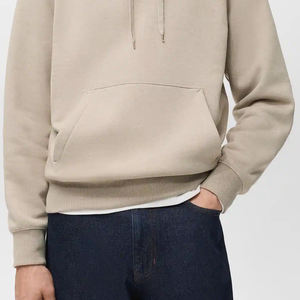 Men <b>Hoodie</b> With Full Sleeves High Quality Material <b>For</b> Wholesale Buyers Solid Color Pullover Design Cheap Rate With Hood Casual - Product Image 6