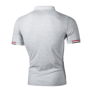 Polo à manches courtes haute performance de haute qualité avec logo personnalisé pour hommes Polos de golf décontractés streetwear en coton pour hommes - Product Image 6