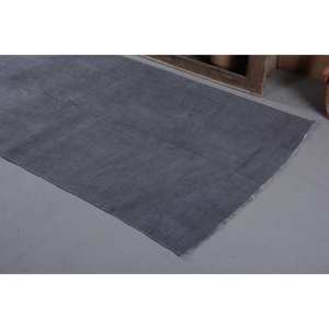 Alfombra turca Vintage, gris rústico, 4 'x 8', área grande, diseño de retazos clásico, Material de lana, látex para habitación de adolescentes, pasillo rectangular - Product Image 4