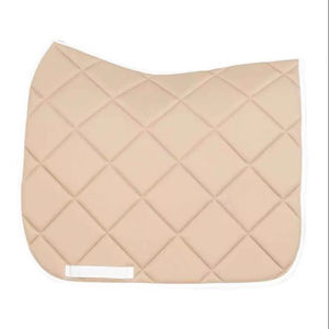 Manta de silla de montar inglesa acolchada de algodón transpirable avanzada con forro suave diseñada para estabilidad, comodidad y control de la humedad - Product Image 1