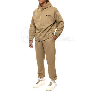 Survêtement surdimensionné pour homme avec logo personnalisé 2026, coupe décontractée, vêtements de sport tendance, survêtements surdimensionnés pour homme fabriqués au Pakistan - Product Image 2