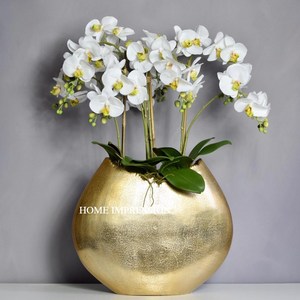 Jarrones de flores de latón ecológicos hechos a mano de diseño moderno, conjunto de forma y tamaño personalizados, 2 patrones de aspecto atractivo, venta superior - Product Image 3