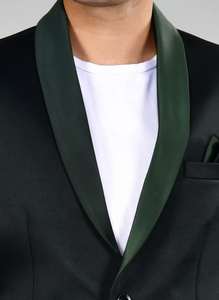 Blazer Casual Verde Clásico de Excelente Calidad para Hombre, Inspirado en Diseñadores, para Reuniones Informales y Fiestas Casuales, en Cantidad al por Mayor - Product Image 3