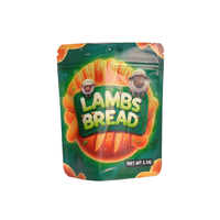 Nouveaux designs holographiques exotiques découpés, sachets en mylar refermables à fermeture éclair de 3,5 g/28 g, anti-odeurs, ensemble d'emballage en boîte de 350 g pour le tabac