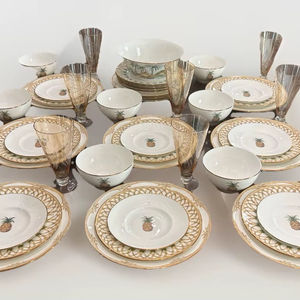 เครื่องทำแผ่นจานใส่อาหารรุ่น EU ที่มีคุณภาพดีที่สุดสำหรับ Royal Doulton carlyle Bone 8-5ชิ้น - Product Image 1