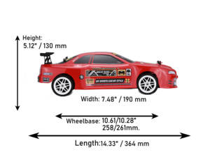 <span class=keywords><strong>Voiture</strong></span> de course RC VRX Racing RH1026 WYVERN 1/10, véhicule tout-terrain 4x4 brushless, <span class=keywords><strong>voiture</strong></span> de drift électrique haute vitesse, niveau hobby, RTR - Product Image 5