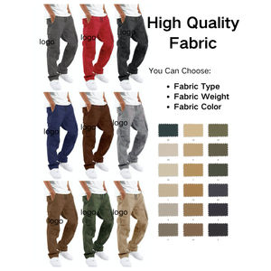 Pantalones Cargo impermeables personalizados para hombre, pantalones de chándal informales, transpirables y cómodos para senderismo, pantalones Cargo de trabajo con varios bolsillos - Product Image 6