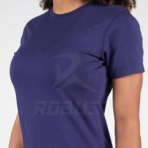 เสื้อกีฬาผ้าแคนวาสสำหรับผู้หญิงเสื้อออกกำลังกายผ้าคอตตอนปะต่อดีไซน์แฟชั่น - Product Image 5