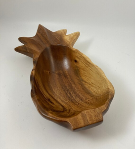 Wood Serving Bowl <b>Pineapple</b> Design Tableware Food Safe Wood Design Serving Bowl Restaurants Serving Use - Product Image 5