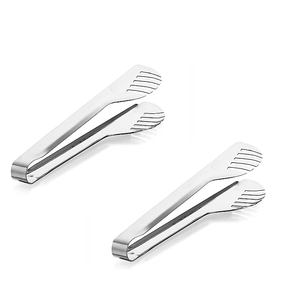 ที่คีบอาหารทำจากซิลิโคนสีดำที่คีบอาหาร - Product Image 1